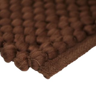 Tapis Bulles 85x55cm chocolat extra doux