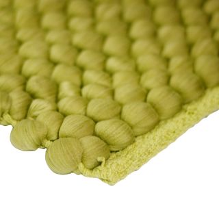 Tapis Bulle 85x55cm vert extra doux