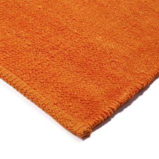 Photo ambiance tapis chenille orange