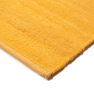 Photo ambiance tapis chenille jaune