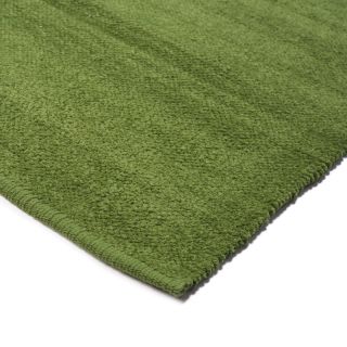 Photo ambiance tapis chenille vert