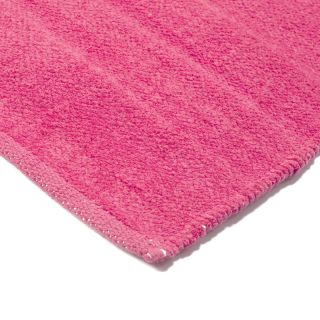 Photo ambiance tapis Chenille rose
