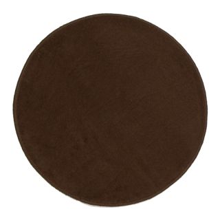 Tapis Pablo rond 70x70cm marron