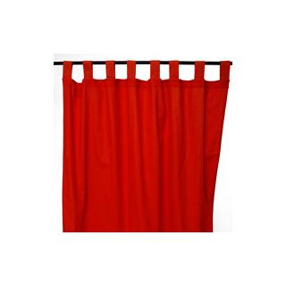 JAZZ rideau 150x250 rouge 100% coton photo ambiance