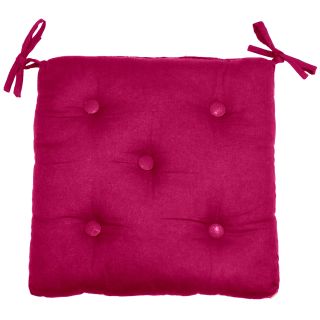 Galette JAZZ 40x40x5cm Fuchsia (100% coton) ambiance