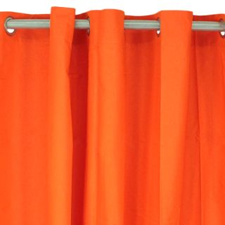 Rideau Jean à oeillets 150x250cm orange