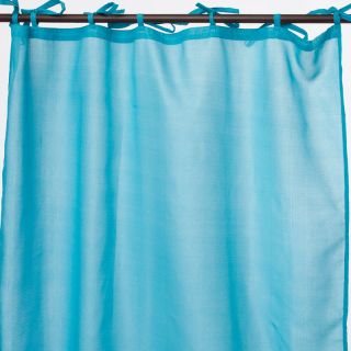 Voilage Juliette 105x250cm bleu polyester