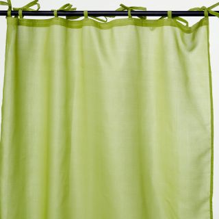 Voilage à lacets Juliette 105x250cm vert