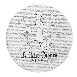 Tapis rond Le Petit Prince Wording diam.70cm