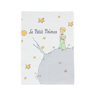 Tapis Le Petit Prince coton blanc 60x90cm 
