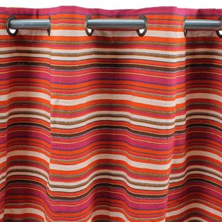 MAROC rideau coton tissé (150x250cm) rouge