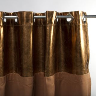 Rideau Martial (140x250cm) marron cuivre
