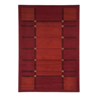 Tapis Massai Lignes 120x170cm rouge
