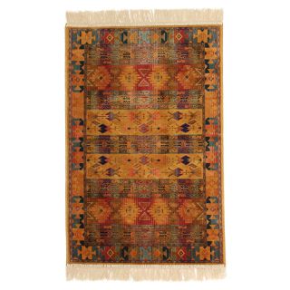 Tapis Maya Lignes 125x68cm marron
