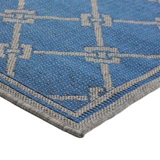 RIVIERA Tapis Exterieur (133x190cm) bleu