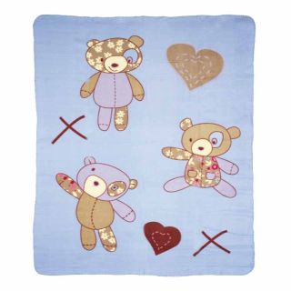 NOUNOURS plaid polaire (130x150cm)  bleu