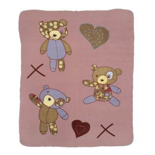 NOUNOURS plaid polaire (130x150cm) rose
