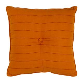 Coussin Ontario 40x40cm bi-colore orange coton