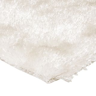 Tapis shaggy poils longs écru Oslo