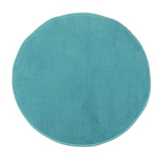 Tapis rond Pablo bleu diamètre 70 cm