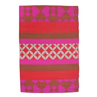 Tapis paille Dehli rouge - photo ambiance