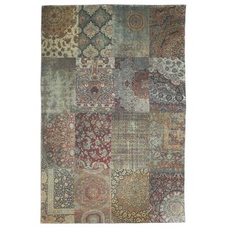 Tapis Patch Multi Dark 155x230cm marron