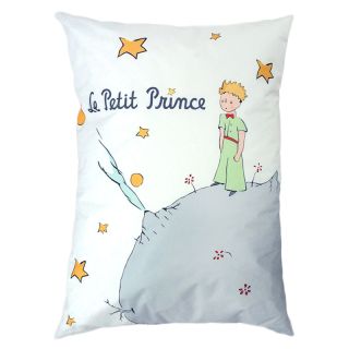 Coussin sol géant Le petit prince 100x70cm blanc