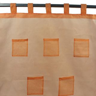 POCKET voilage à pattes (110x250cm) corail