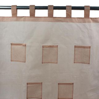POCKET voilage à pattes (110x250cm) taupe