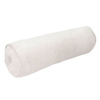 Polochon ARTHUR Ecru Velours de coton (50x15cm)