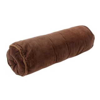 Polochon ARTHUR Moka Velours de coton (50x15cm)