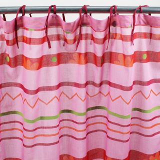 POLY voilage à nouettes coton (110x250cm) rose