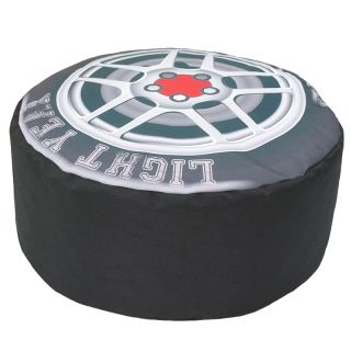 Pouf PNEU (Diamètre 45x30cm) Noir ambiance