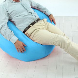 Pouf poire géant Big Mama Bleu turquoise
