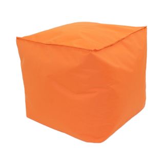 Pouf à tout cube multifonctions orange