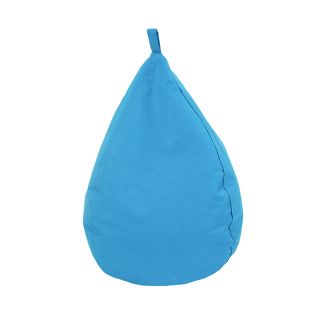Pouf poire berlingo bleu turquoise
