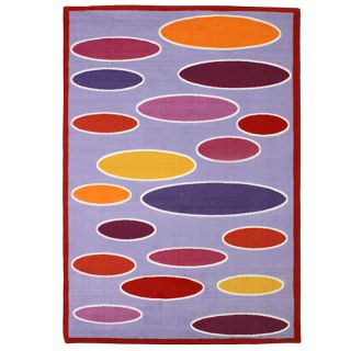 Tapis PRIMA ovale 133x190cm parme