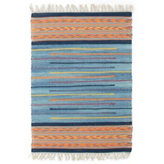 Tapis Rainbow 60x90cm bleu