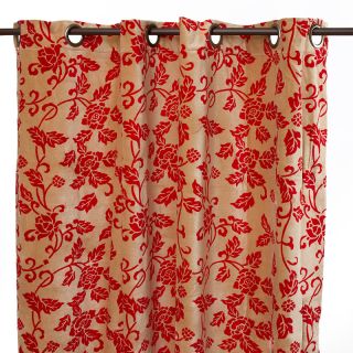 Rideau Arthur Automne 150x250cm Lin Rouge