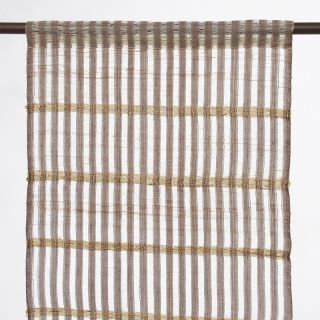 Rideau Rythmes 45x120cm taupe blanc