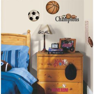 Play Ball Peel & Stick Wall Decals photo ambiance