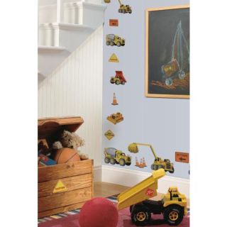 Stickers machine engins construction chantier ambiance