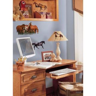 Stickers Chevaux sauvages dessins ambiance