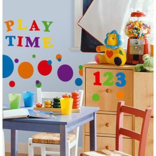 Stickers chiffres couleurs ambiance
