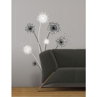 Stickers haut de gamme reposionnables Graminées taille XXL (55 stickers) ambiance
