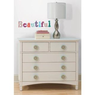 Boho Alphabet Peel & Stick Wall Decals photo ambiance