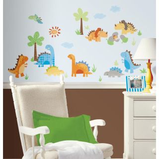 Stickers bébés dinosaures ambiance