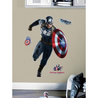 Stickers Marvel Captain America Winter Soldier géant ambiance