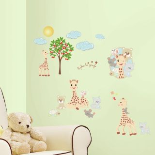 Stickers Rommates Sophie la girafe ambiance