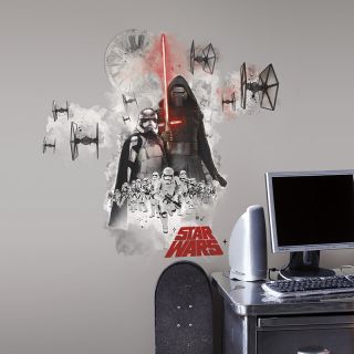 Stickers Star Wars Épisode 7 Villains Burs géant - photo ambiance